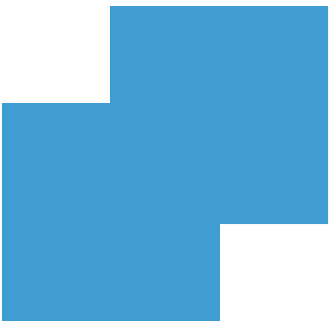 Abstract Blue Shape on Transparent Background Digital Illustration