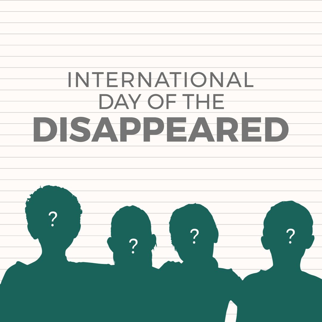 International Day of the Disappeared Conceptual Illustration