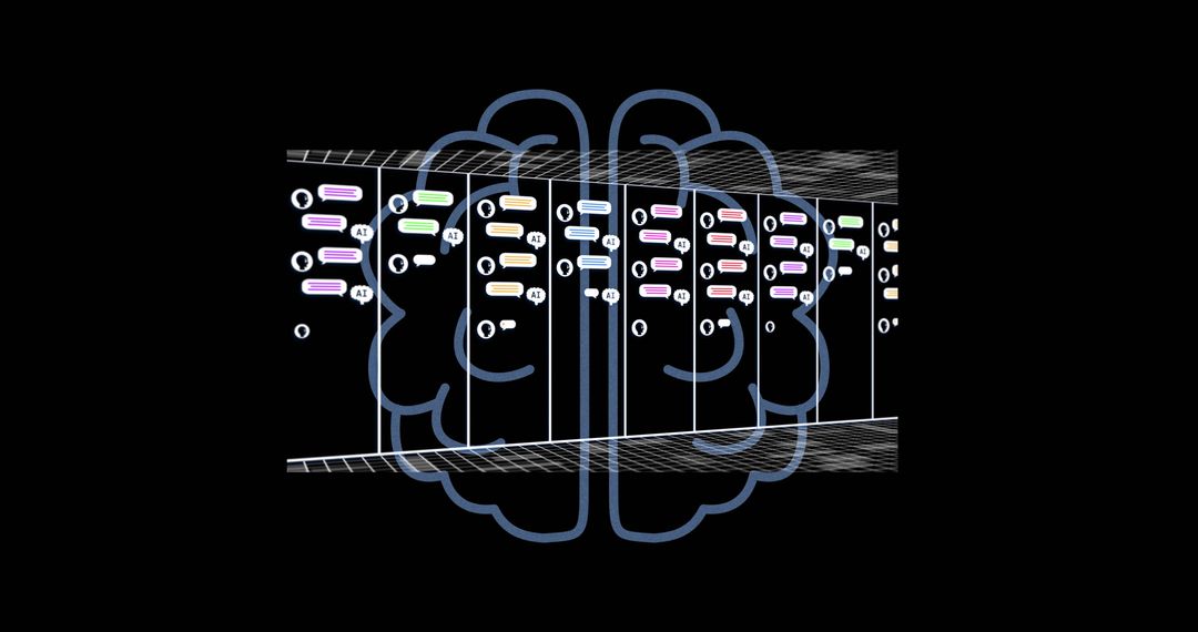 AI Data Integration with Brain Representation Overlay