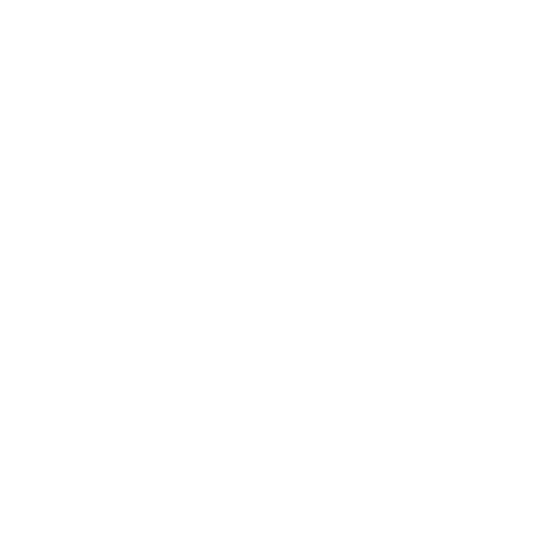 White Ornamental Pattern on Transparent Background