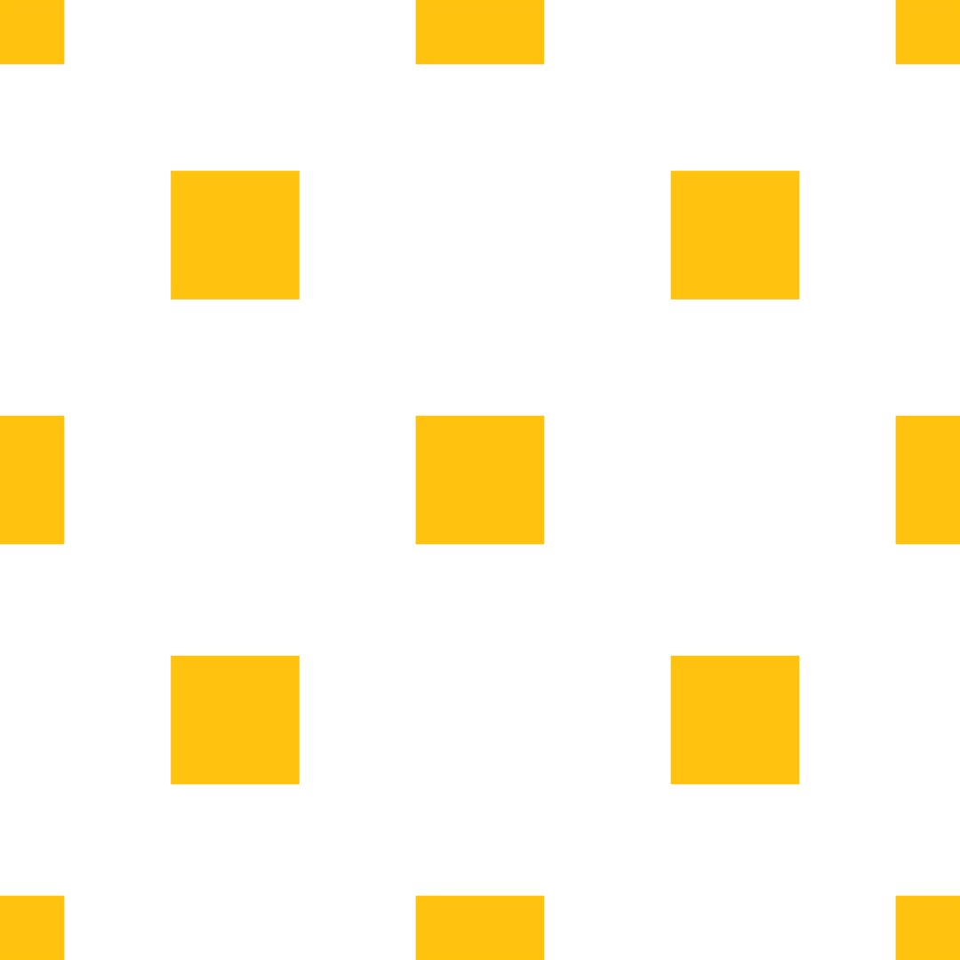 Pattern of Yellow Squares on Transparent Layered Template
