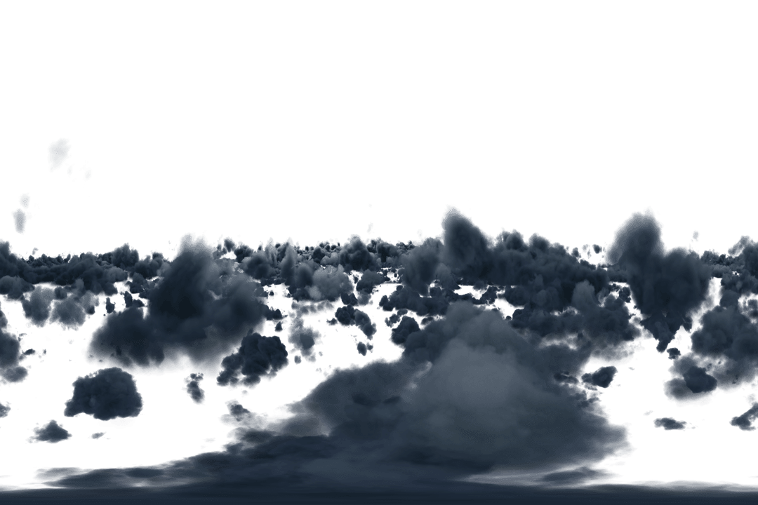 Transparent Dark Clouds Backdrop with Dramatic Atmospheric Effects