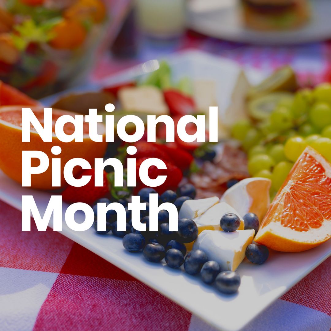 Fresh Fruity Picnic Spread Celebrating National Picnic Month
