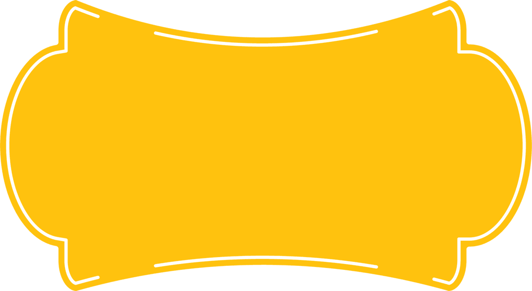 Yellow Badge Emblem on Transparent Background for Branding and Design