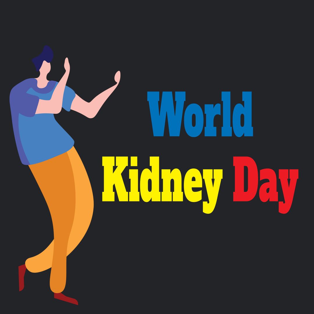 Vibrant Illustration Celebrating World Kidney Day Awareness