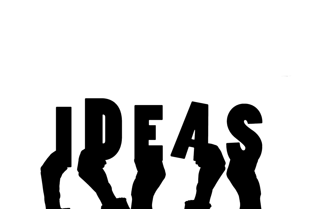 Creative Transparent Hands Holding Ideas Concept Illustration