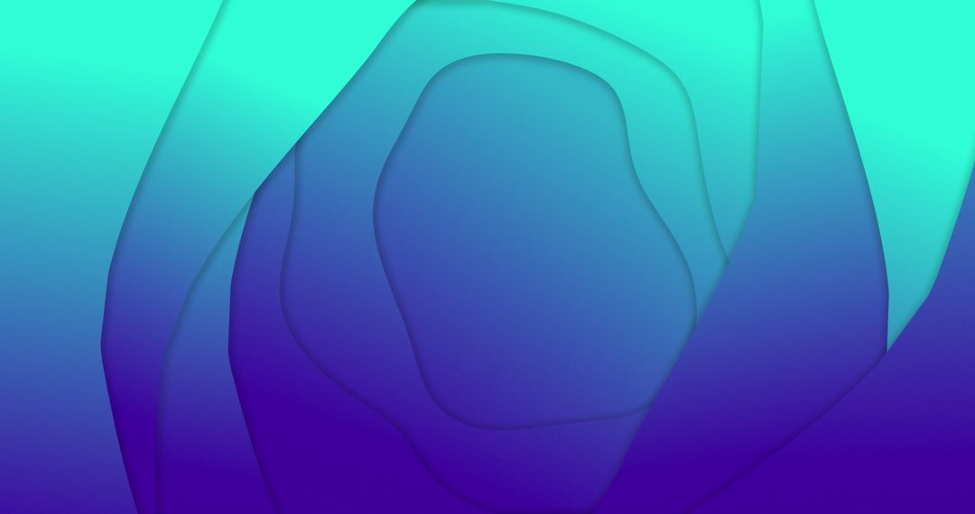 Blue Gradient Waves with Seamless Loop Pattern