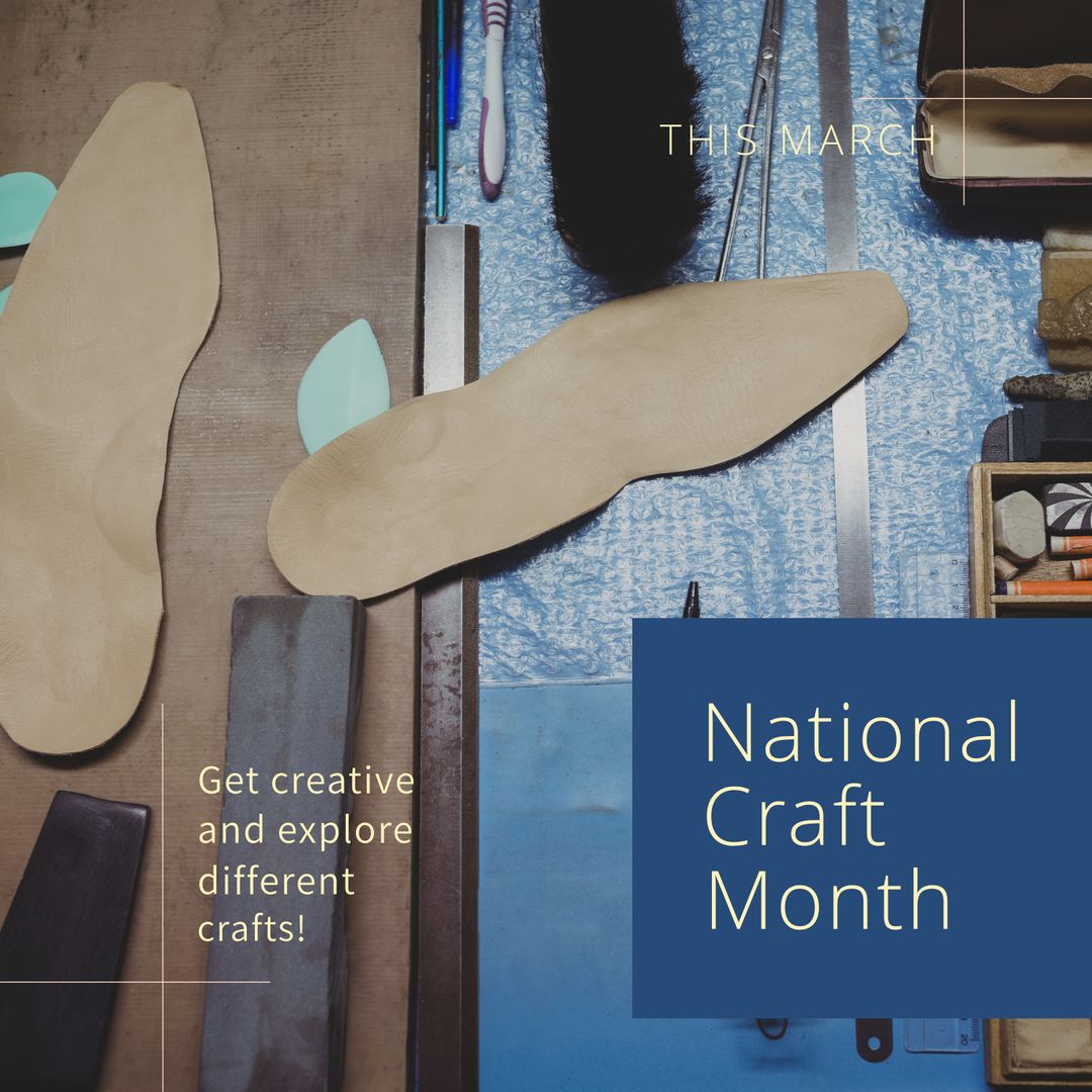 Crafting Workshop with Tools Celebrating National Craft Month