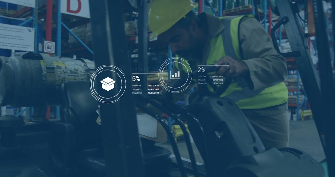 digital integration in warehouse operations for efficient workflow - Free Images, Stock Photos and Pictures on Pikwizard.com