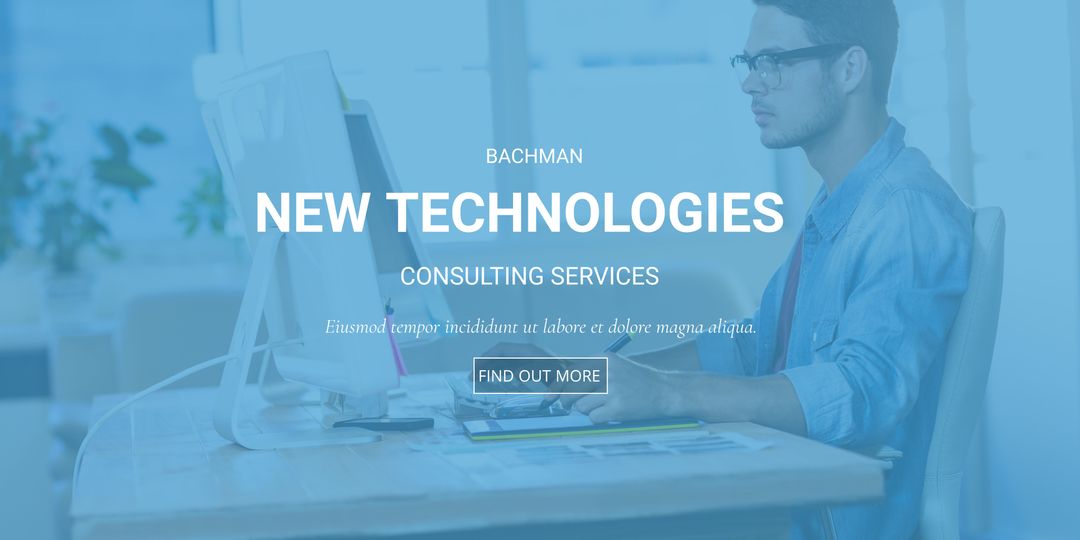 Technology Consulting Services Professional at Computer - Download Free Stock Images Pikwizard.com