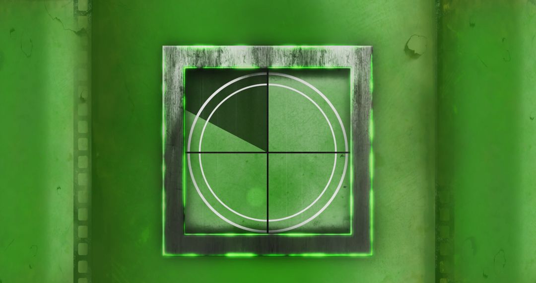 Digital Interface with Scanning Scope on Green Background