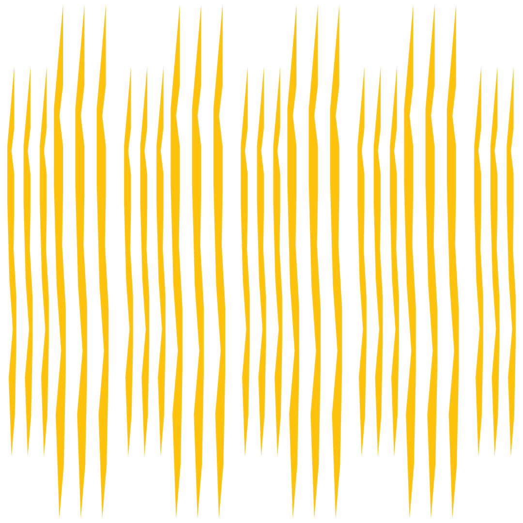 Golden Abstract Stripes on Transparent Background Vector