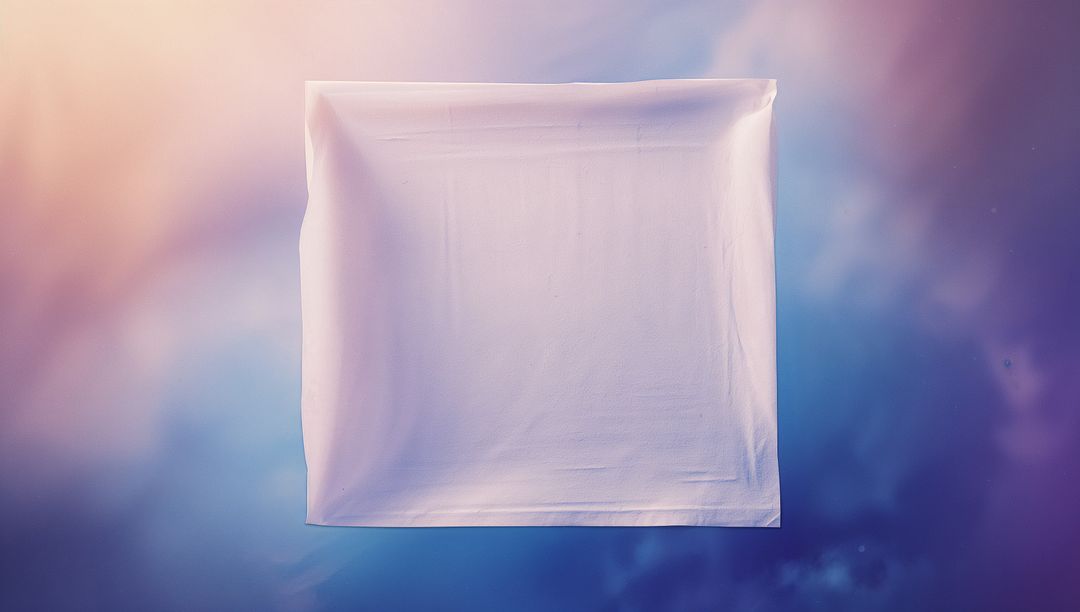 Floating Canvas with Pastel Gradient Artistry