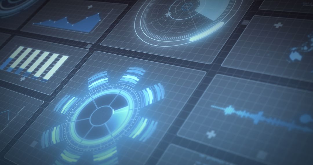 Digital Interface: Data Processing and Scope Scanning - Free Images, Stock Photos and Pictures on Pikwizard.com