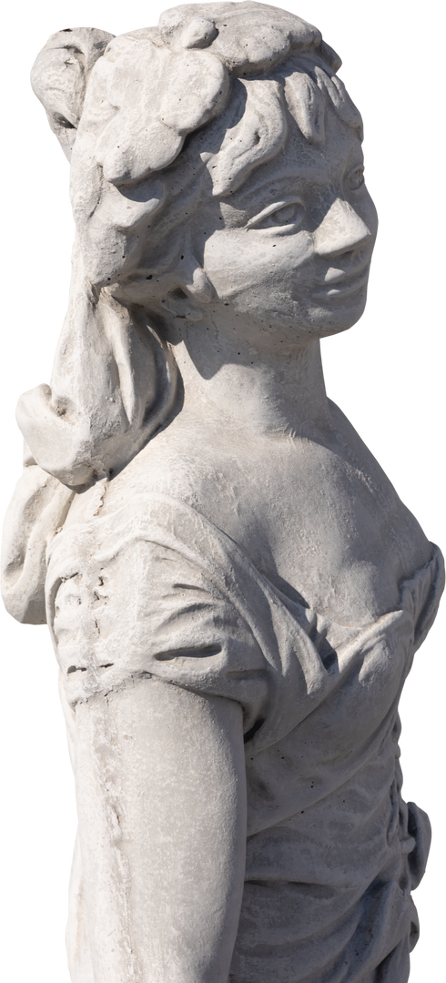 Weathered Stone Statue of Woman Gray Transparent PNG - Download Free Stock Images Pikwizard.com