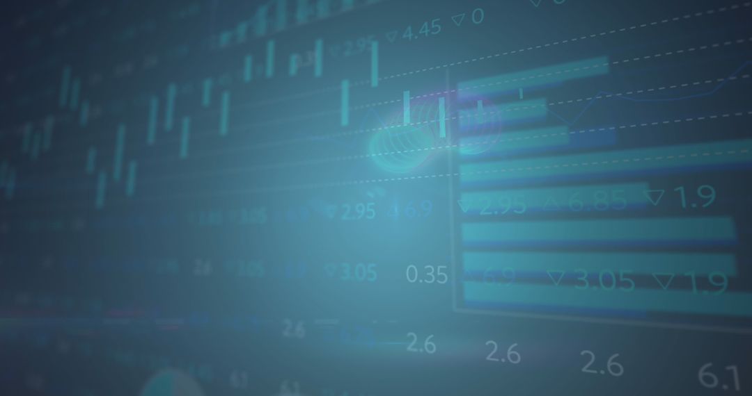 Abstract Stock Market Analysis Infographic Background