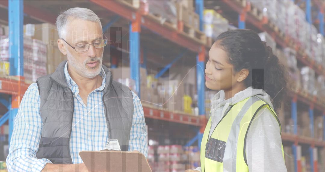 Warehouse Collaboration with Digital Data Overlay