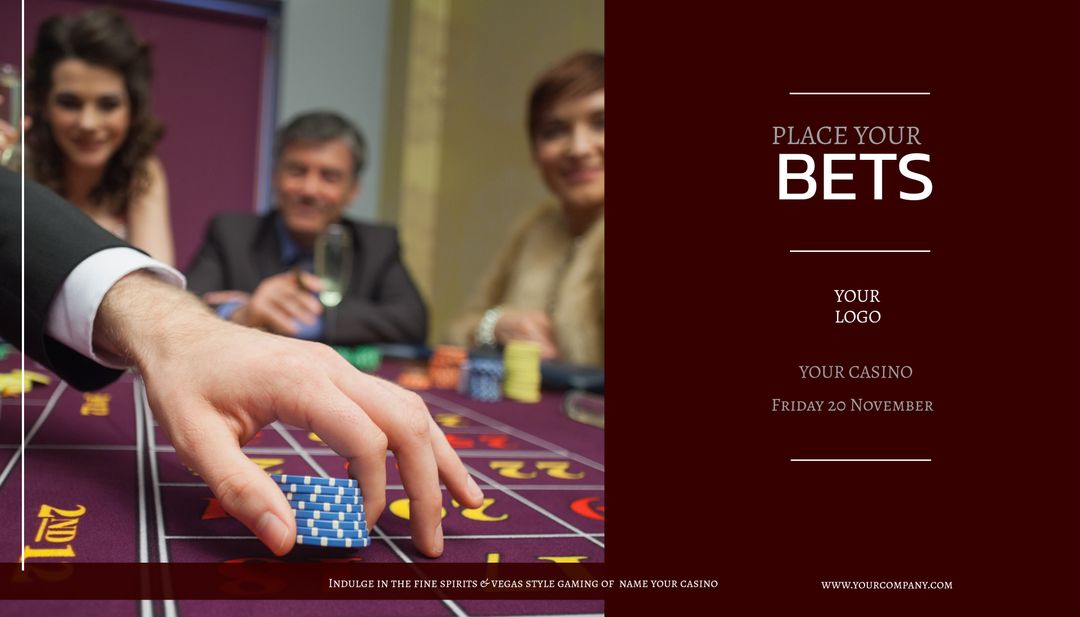 Hand Placing Chips on Casino Table Evokes Excitement and Risk - Download Free Stock Templates Pikwizard.com