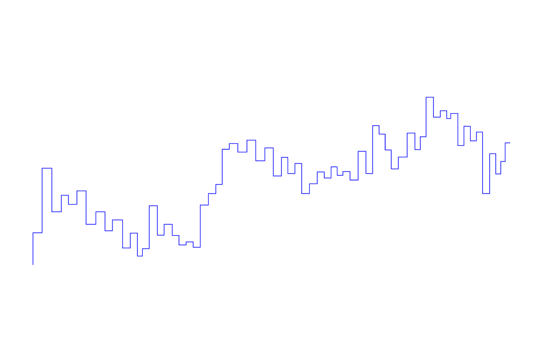 Digital Abstract Blue Shapes Transparent Vector