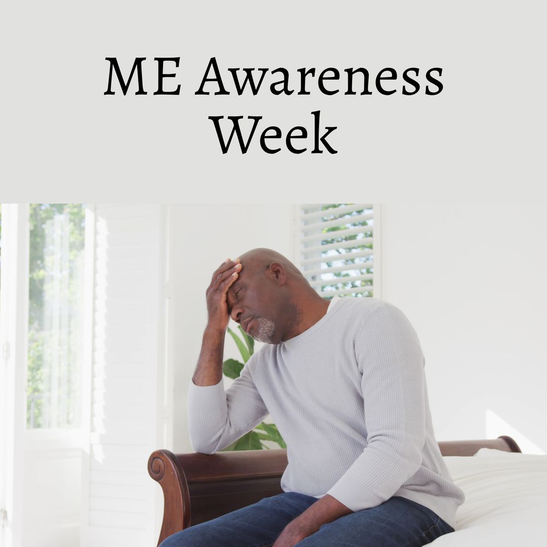 Man Experiencing Fatigue Highlighting ME Awareness