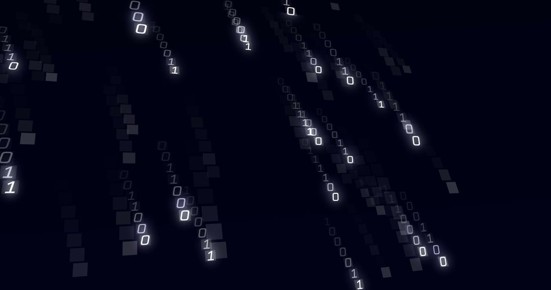 Binary Code Streaming Through Digital Space - Free Images, Stock Photos and Pictures on Pikwizard.com