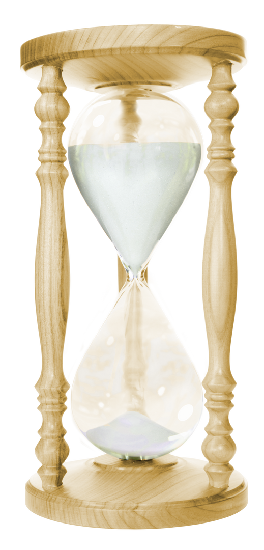 Handcrafted Wooden Hourglass Isolated on Transparent Background - Download Free Stock Images Pikwizard.com