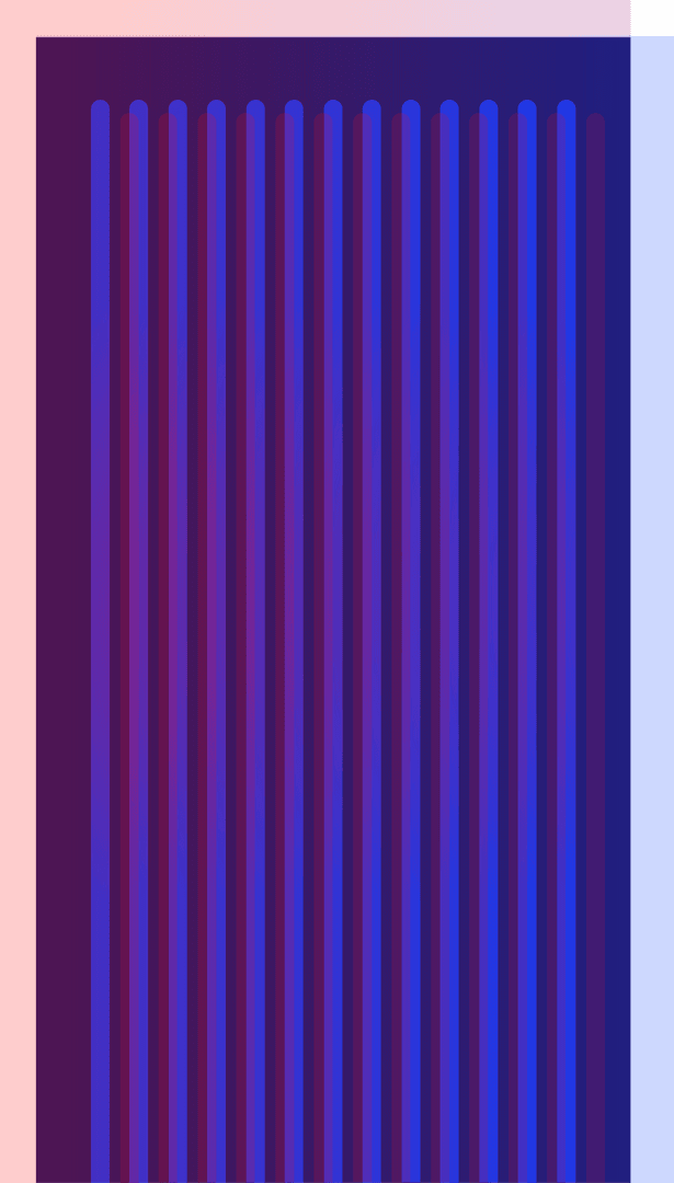 Transparent Abstract Geometric Pattern with Vibrant Vertical Bars