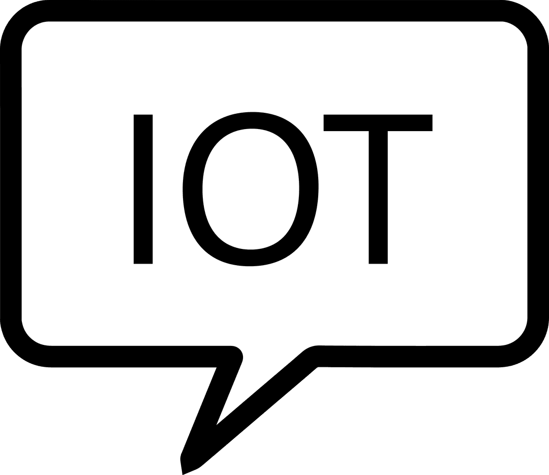 Transparent Speech Bubble with IoT Text Design - Download Free Stock Images Pikwizard.com