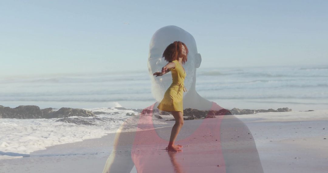 Silhouette Dance Fusion on Tranquil Beachline