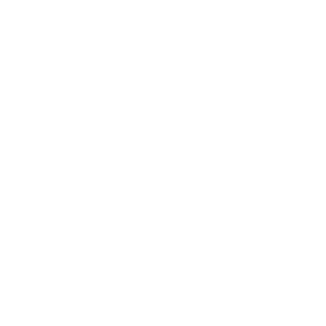 White Geometric Carrot Outline on Transparent Background