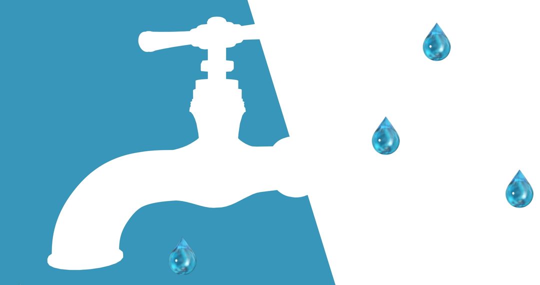 Water Efficiency Symbol Demo, Dripping Faucet and Water Conservation