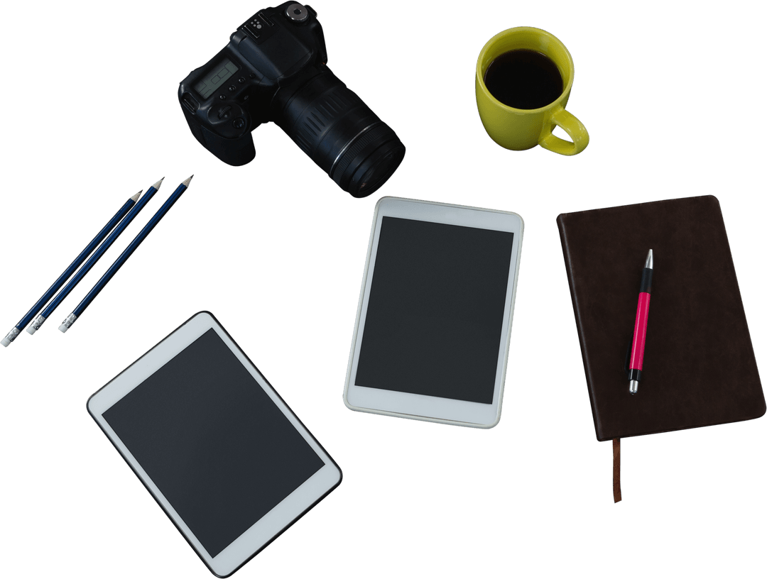 Digital Devices with Copy Space on Transparent Background - Download Free Stock Images Pikwizard.com