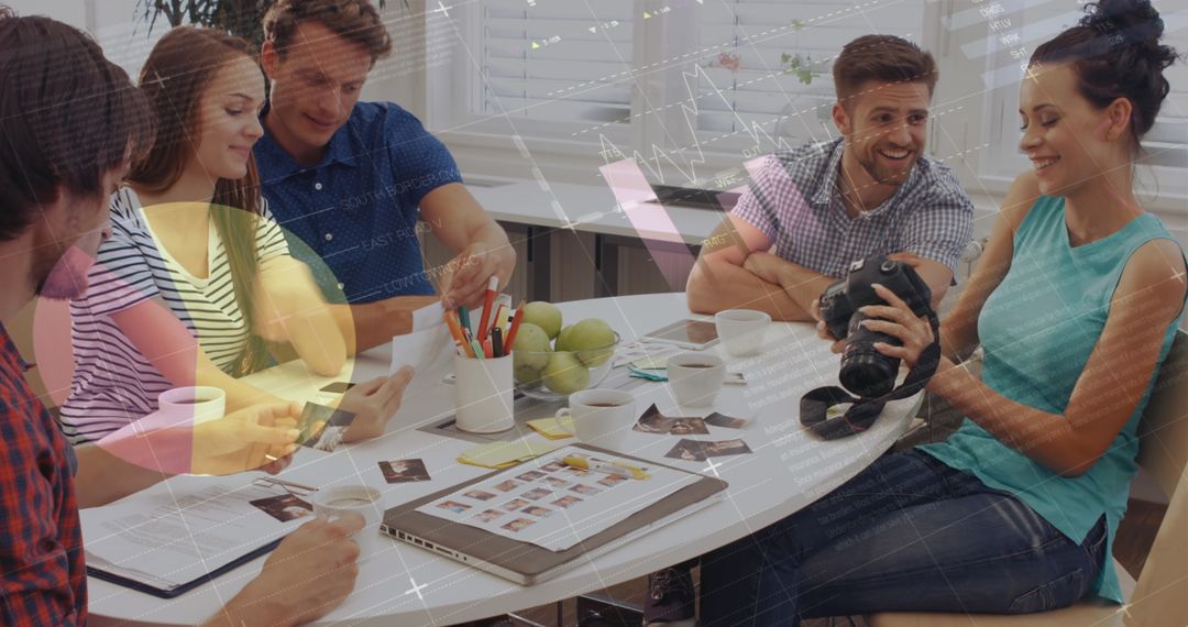 Financial Analysis and Teamwork in Modern Office