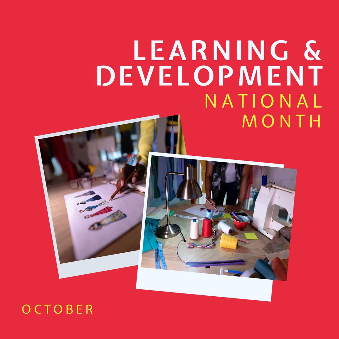 Creative Workspace Showcasing DIY Projects for Development Month