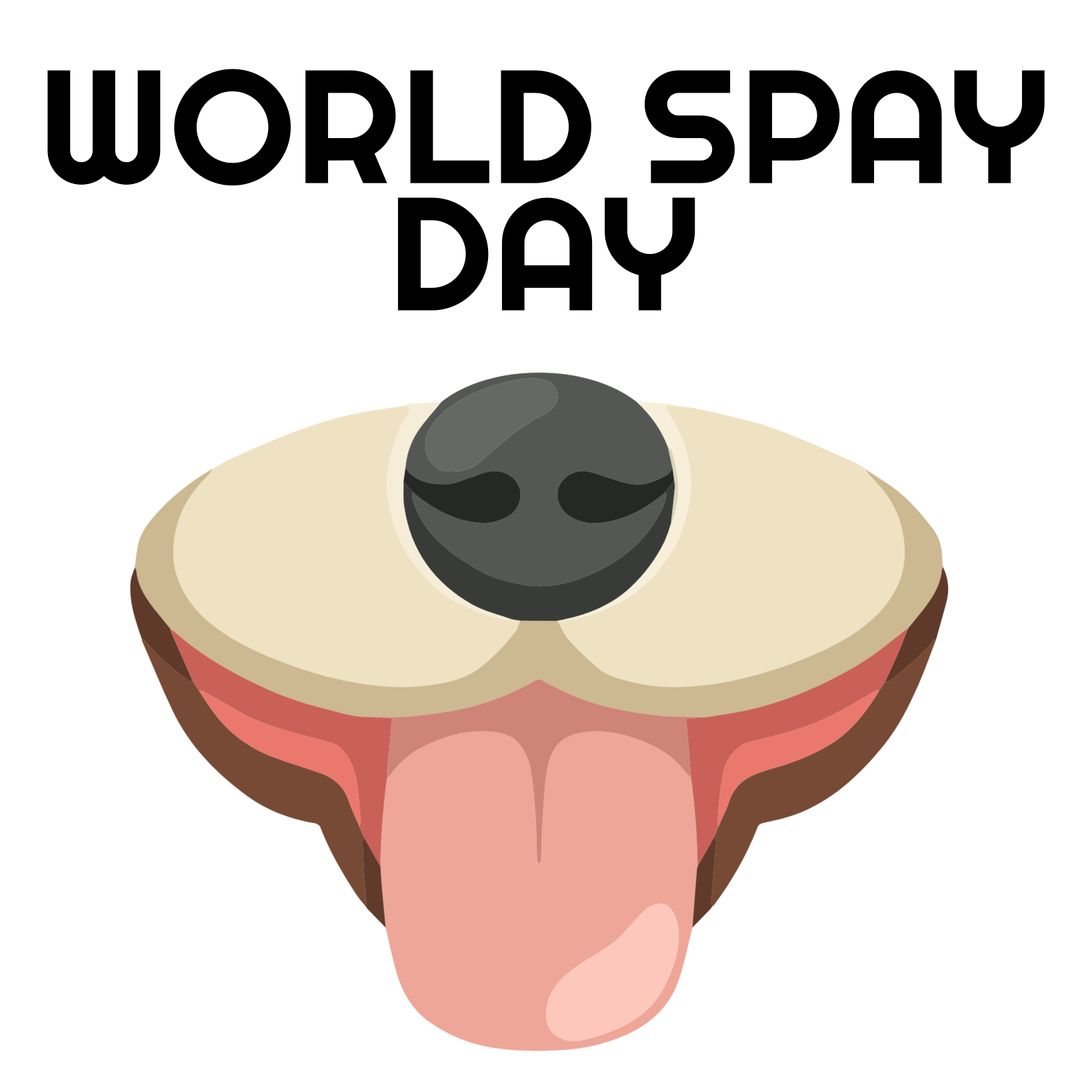 World Spay Day Veterinary Icon Promoting Animal Welfare