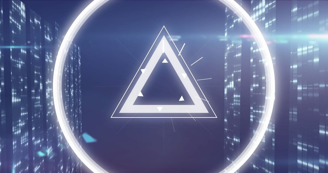 Futuristic Abstract Technology Shapes and Lights