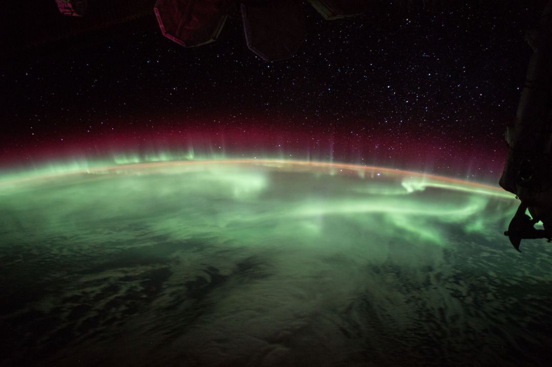Spectacular Earth Aurora from International Space Station - Free Images, Stock Photos and Pictures on Pikwizard.com