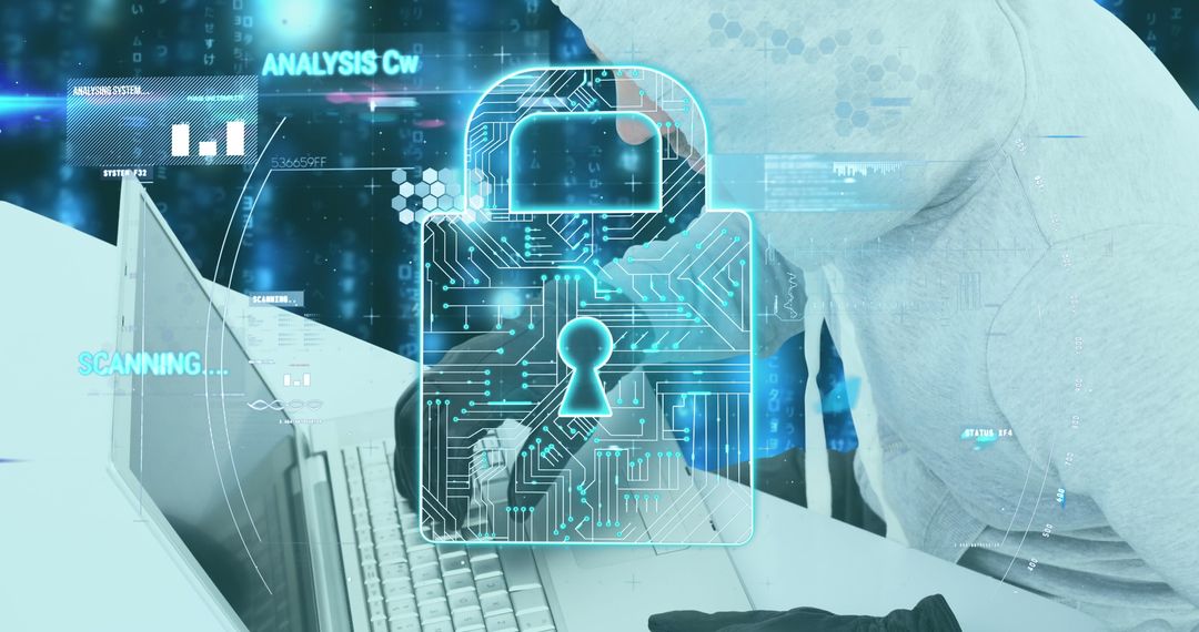 Digital Security Hackers Team Accessing Data, Technology Threat Concept