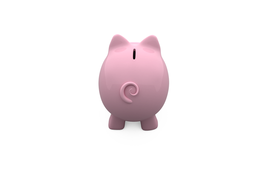 Pink Piggy Bank Transparent Background for Saving and Investing Concept - Download Free Stock Images Pikwizard.com