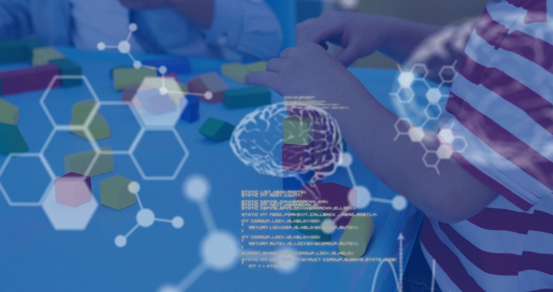 Children Engaging in STEM Activities with Network Design Overlay