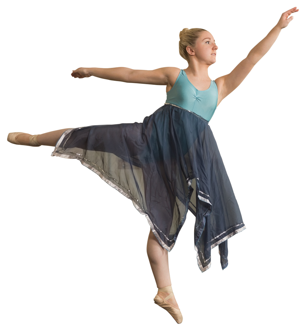 Graceful Caucasian Ballerina Performer on Transparent Background - Download Free Stock Images Pikwizard.com