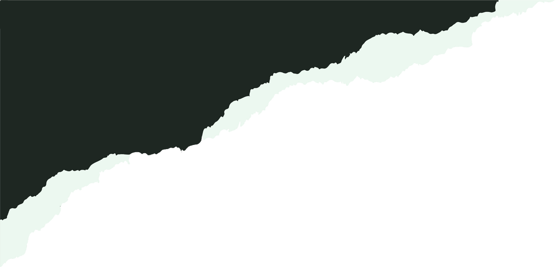 Abstract Torn Paper Layers with Jagged Green Edges Transparent Background