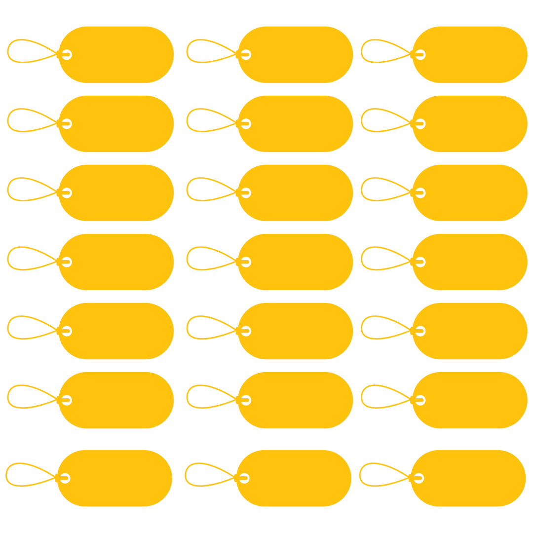 Pattern of Yellow Tags on Transparent Background for Isolated Design Concepts - Download Free Stock Images Pikwizard.com