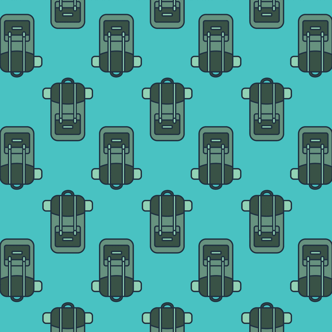 Transparent Backpack Pattern Vector Illustration on Blue - Download Free Stock Images Pikwizard.com