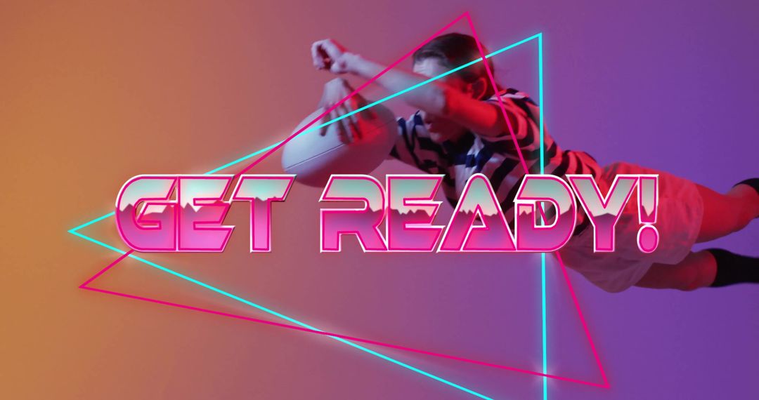 Dynamic Neon Typography with Futuristic Motion