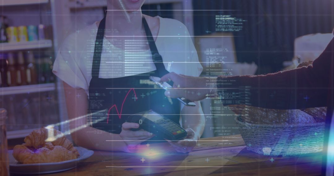 Digital Transaction and Data Interface with Payment Terminal