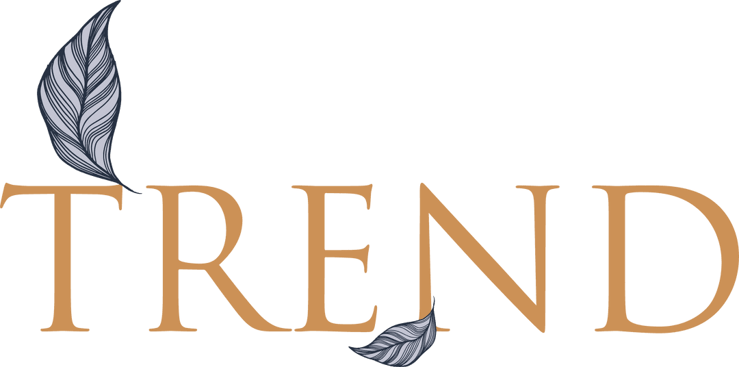 Elegant Transparent Logo with Gold Typographic Design and Feathers