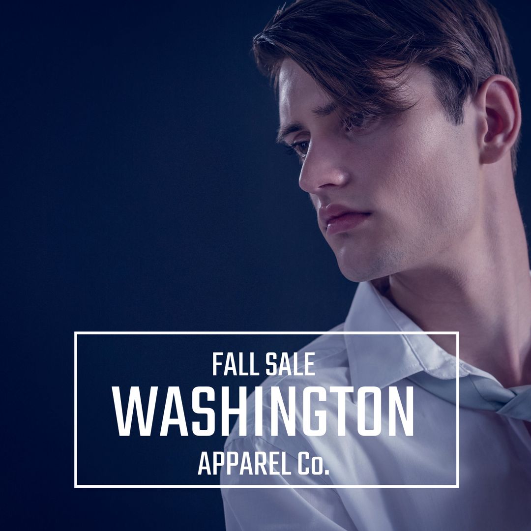 Stylish Young Man Posing for Fall Sale Marketing - Download Free Stock Templates Pikwizard.com