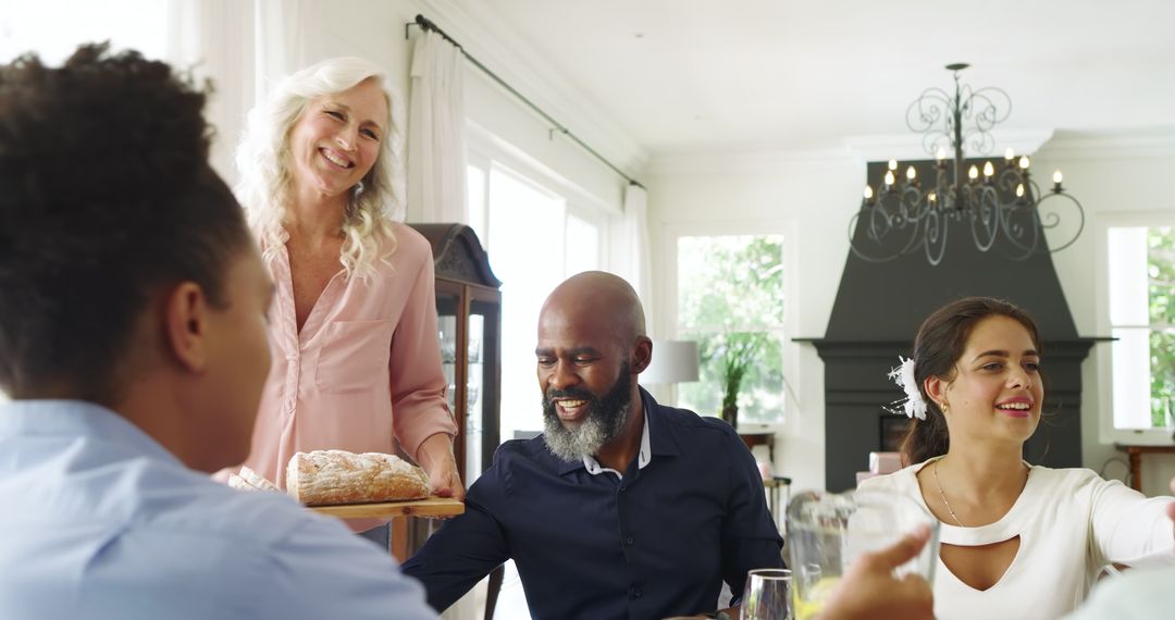 Guests Enjoying Refreshments at Elegant Wedding Reception