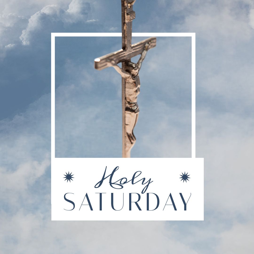 Holy Saturday Celebration with Christian Cross